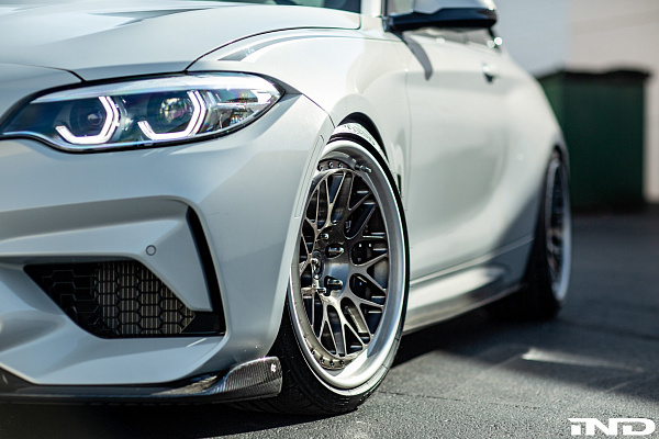 Фото дисков HRE 300 Глянцевый темный лак на BMW 2/M2 (F22/F87)