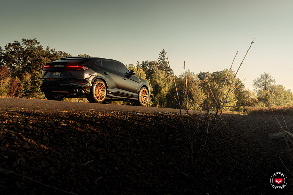 Фото дисков Vossen EVO-5 Глянцевое золото на Lamborghini Urus