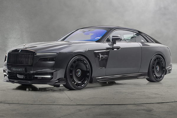 Фото дисков Mansory FD.15 Черный глянец на Rolls-Royce Spectre