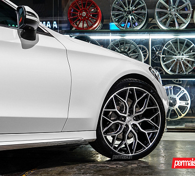 Фото дисков Vossen HF-2 на Mercedes-Benz C-Class (W205)