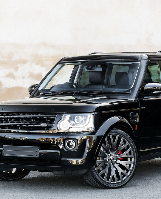 Фото дисков Kahn RS Черный сатин на Land Rover Discovery IV