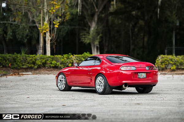 Фото дисков BC Forged HCA381 Глянцевый лак на Toyota Supra A80