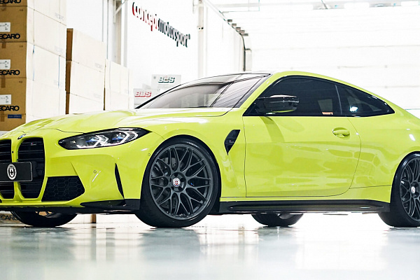 Фото дисков HRE RC100 Глянцевый графит на BMW 4/M4 (G22/G82)