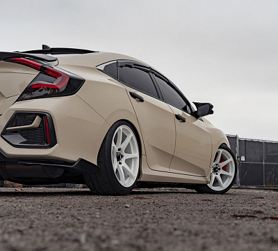 Фото дисков Motegi Racing MR154 BATTLE на Honda Civic Type R FK8