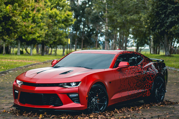 Фото дисков HRE FF10 Черный сатин на Chevrolet Camaro VI