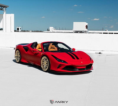 Фото дисков Anrky S3-X1 на Ferrari F8