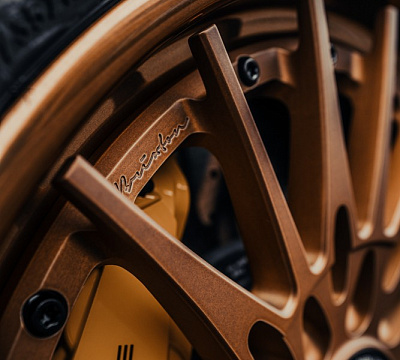Фото дисков Brixton Forged HS1 на Porsche 911 VIII