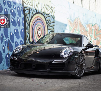 Фото дисков HRE P103 на Porsche 911 VII