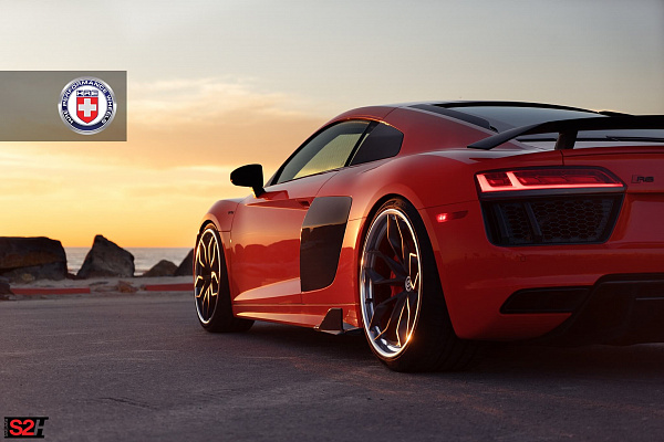 Фото дисков HRE S201H Черный сатин на Audi R8 (4S)