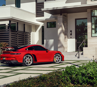 Фото дисков Vossen S21-07 на Porsche 911 VIII