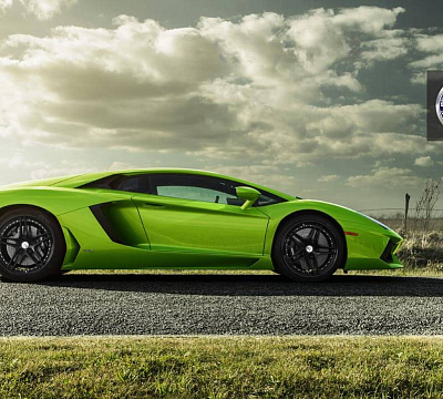 Фото дисков HRE S107 на Lamborghini Aventador