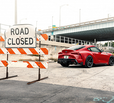 Фото дисков Vossen HF-5 на Toyota Supra A90