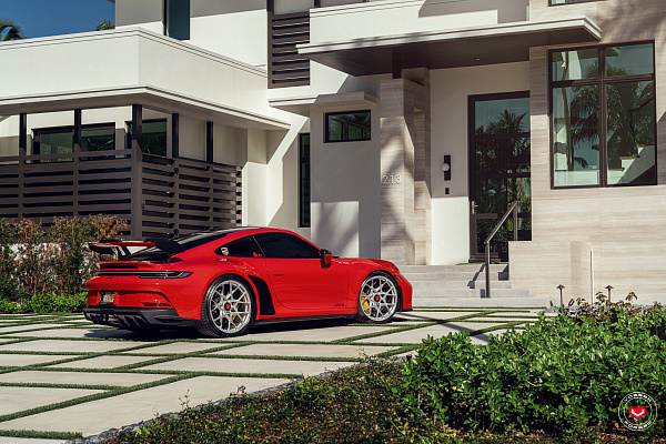 Фото дисков Vossen S21-07 Глянцевый лак на Porsche 911 VIII