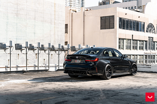 Фото дисков Vossen HF-3 Черный сатин на BMW 3/M3 (G2x/G80)
