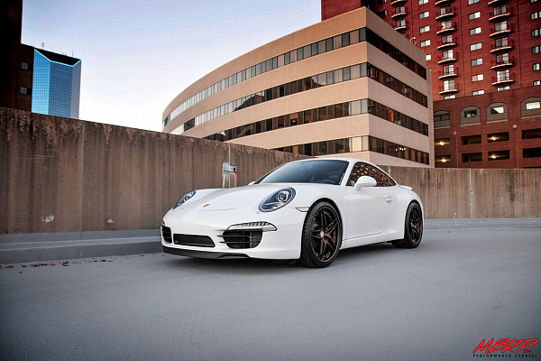 Фото дисков HRE S107 Сатиновая темная бронза на Porsche 911 VII