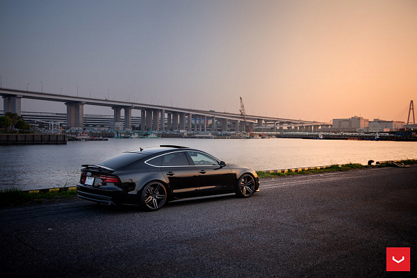 Фото дисков Vossen HF-1 Алмазная проточка на Audi A/RS 7 (4G)