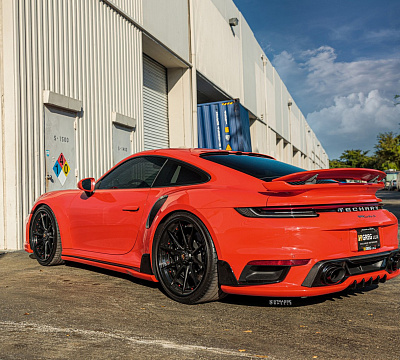 Фото дисков Strasse Wheels SV10 Deep Concave Duoblock на Porsche 911 VIII