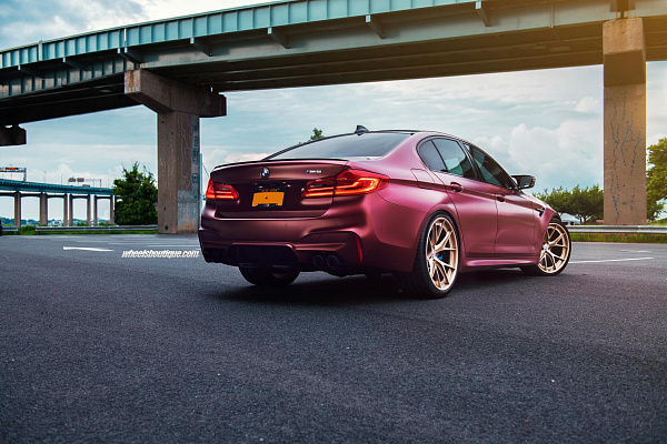 Фото дисков HRE S101 Сатиновое золото на BMW 5/M5 (G30/F90)
