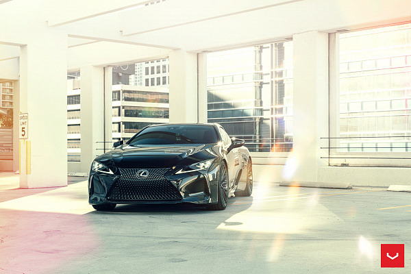 Фото дисков Vossen HF-4T Глянцевый графит на Lexus LC 500