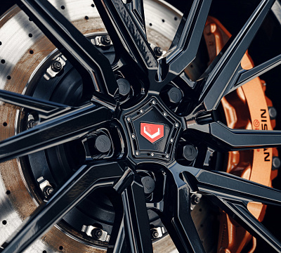 Фото дисков Vossen M-X4T на Nissan GT-R