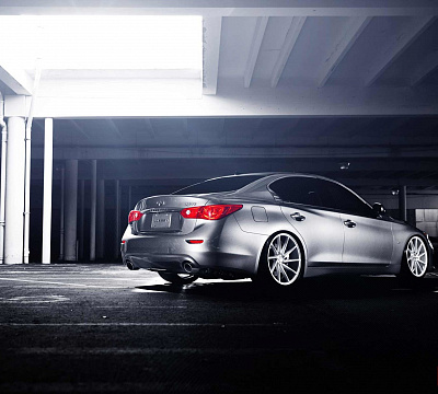 Фото дисков Vossen CVT на Infiniti Q50