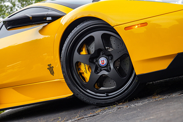 Фото дисков HRE 527 Черный сатин на Lamborghini Murcielago
