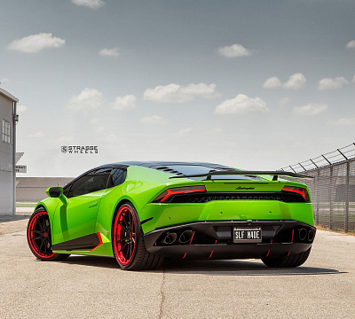 Фото дисков Strasse Wheels SV1 Deep Concave FS на Lamborghini Huracan