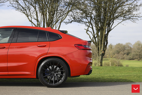 Фото дисков Vossen HF-4T Черный глянец на BMW X4/X4 M (G02/F98)