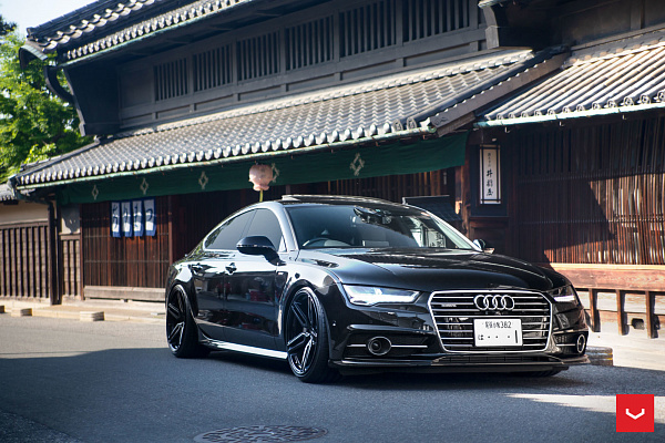 Фото дисков Vossen HF-1 Алмазная проточка на Audi A/RS 7 (4G)