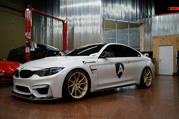 Фото дисков Anrky AN13 Глянцевая шампань на BMW 4/M4 (F32/F82)