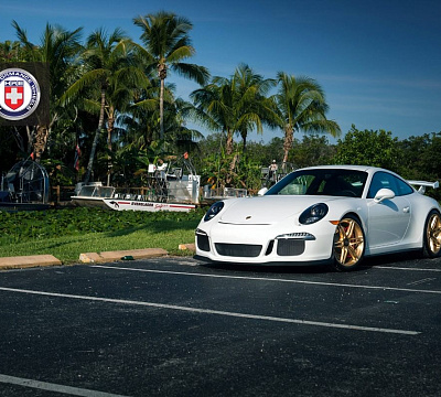 Фото дисков HRE P106 на Porsche 911 VII