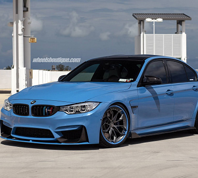 Фото дисков HRE S201 на BMW 3/M3 (F3x/F80)