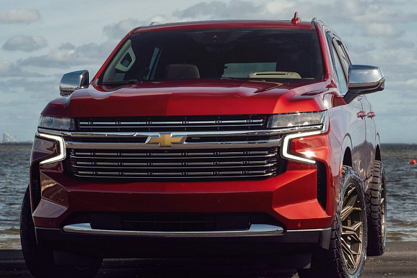 Фото дисков 4PLAY 4P83 Глянцевая бронза на Chevrolet Tahoe V