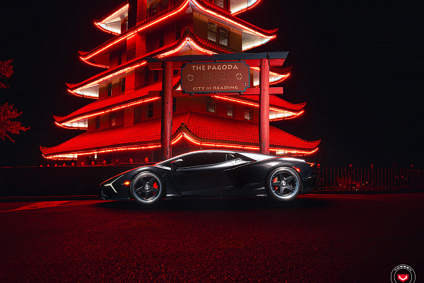 Фото дисков Vossen GEN-01 (3-Piece) Черный сатин на Lamborghini Revuelto