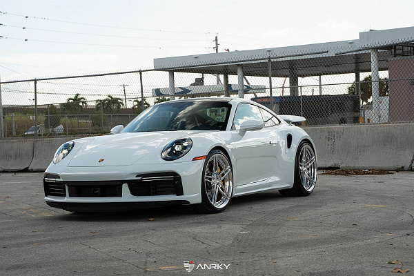 Фото дисков Anrky AN27 Полированный лак на Porsche 911 VIII