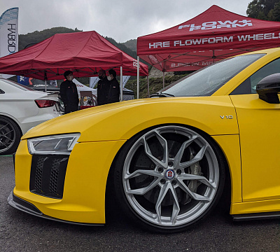 Фото дисков HRE P201 на Audi R8 (4S)