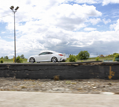 Фото дисков Vossen CV5 на Lexus RC