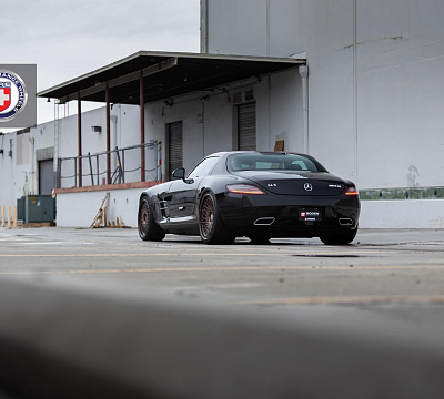 Фото дисков HRE 501 на Mercedes-Benz SLS AMG