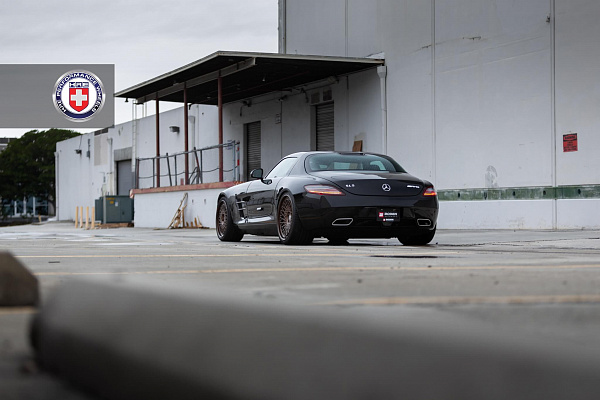 Фото дисков HRE 501 Сатиновая бронза на Mercedes-Benz SLS AMG