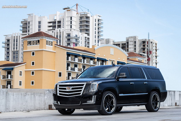 Фото дисков Anrky AN36-S Черный глянец на Cadillac Escalade IV