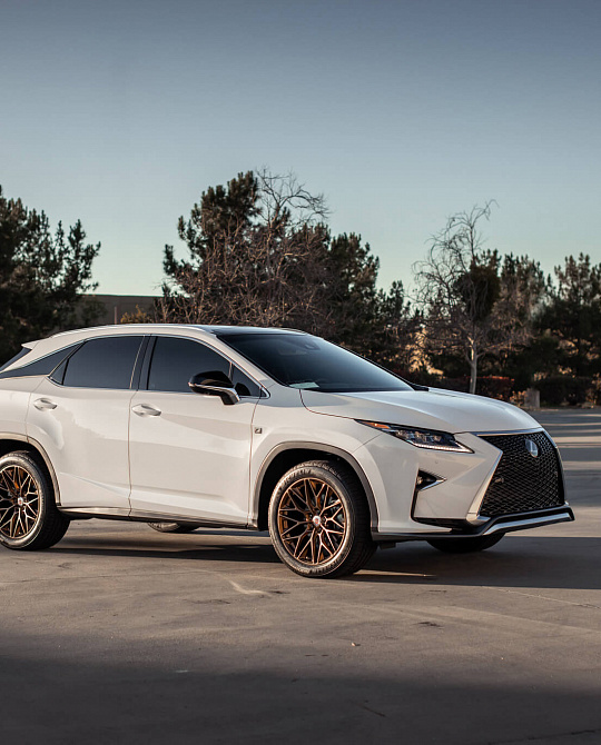 Фото дисков P200 Сатиновая темная медь на Lexus RX IV