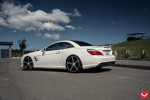 Фото дисков Vossen CV5 Алмазная проточка на Mercedes-Benz SL (R231)