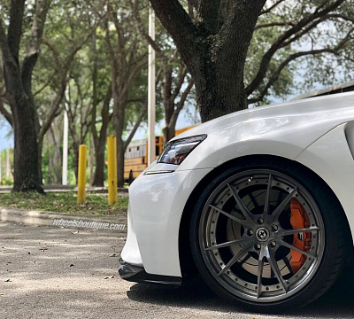 Фото дисков HRE S101 на Lexus GS IV