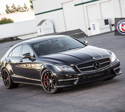 Фото дисков HRE S104 на Mercedes-Benz CLS (C218)