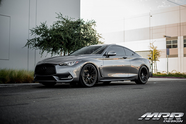 Фото дисков MRR GF6 Черный глянец на Infiniti Q50