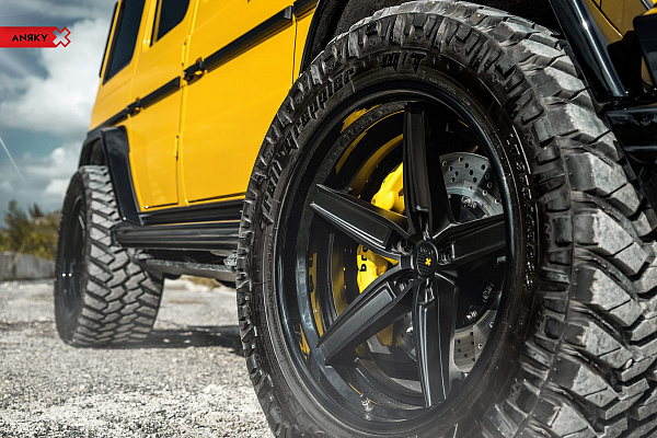 Фото дисков Anrky AN15 Черный сатин на Mercedes-Benz G-Class II