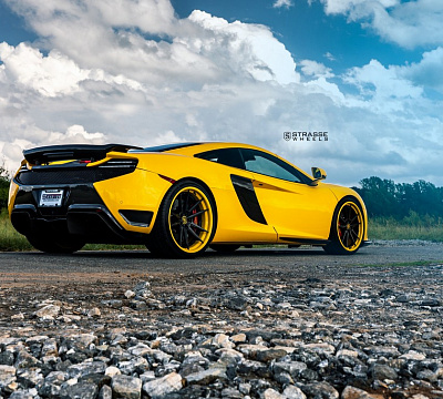 Фото дисков Strasse Wheels SV1 Deep Concave FS на McLaren 650S