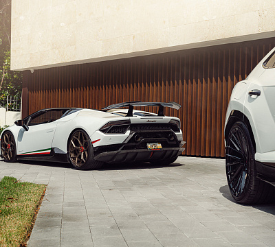 Фото дисков NOVITEC NL4 на Lamborghini Huracan