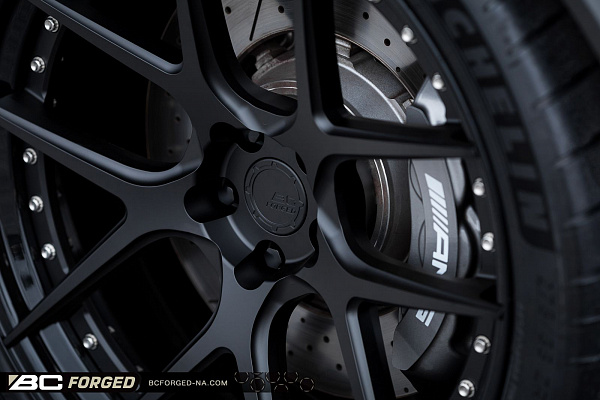 Фото дисков BC Forged HCS02 Черный матовый на Mercedes-Benz GLC (X253, C253)