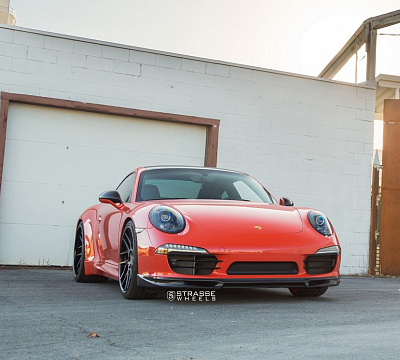 Фото дисков Strasse Wheels SM7T Deep Concave на Porsche 911 VII
